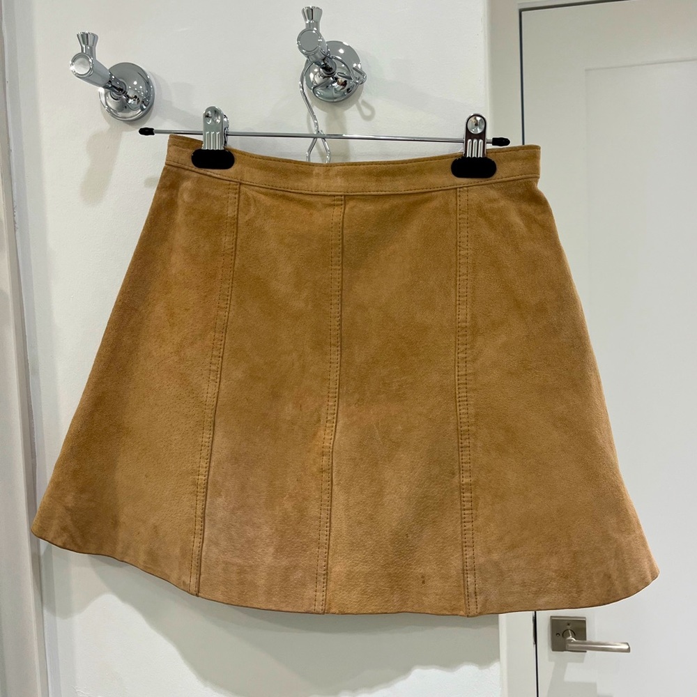 Suede Mini Skirt - H&M